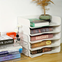 Stackable Paper Tray A4 Desk Organizer