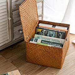 Square Laundry Basket With Lid For Home Organization