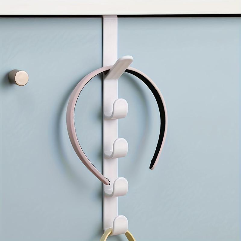 Plastic Punch Door Back Hook Over the Door Hanging Storage Hook