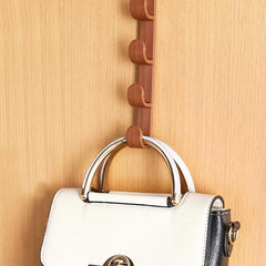 Plastic Punch Door Back Hook Over the Door Hanging Storage Hook