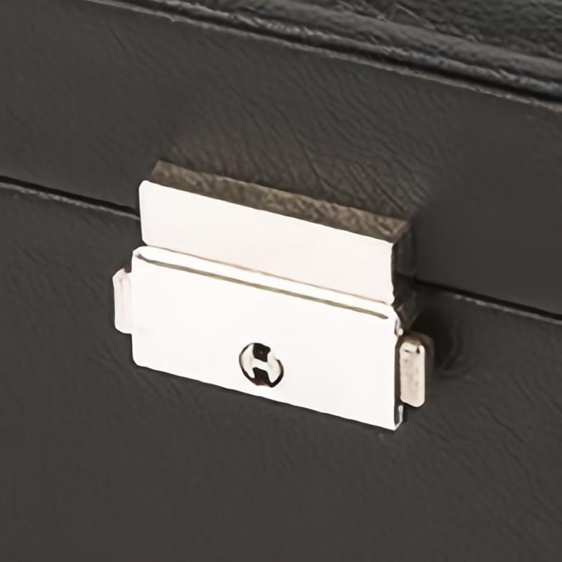 Double Deck Jewelry Storage Box with Lock - Organize Rings, Necklaces, Earrings