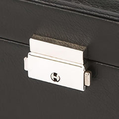 Double Deck Jewelry Storage Box with Lock - Organize Rings, Necklaces, Earrings