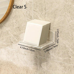 Acrylic Floating Shelves Self Adhesive Wall Mounted Storage Rack
