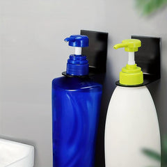 3pcs Stainless Steel Wall Suction Rack for Bathroom Organization