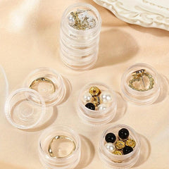 Mini Jewelry Earrings Box 5 layer Jewelry Storage Portable Organizer