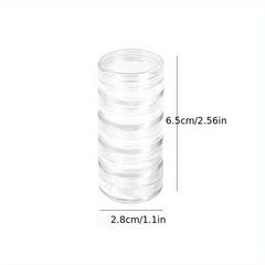 Mini Jewelry Earrings Box 5 layer Jewelry Storage Portable Organizer