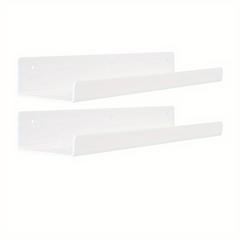 Acrylic Wall Mounted Floating Shelves Set of 8pcs for Kids Bookshelf