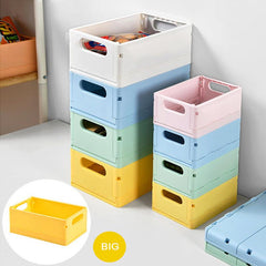 Foldable Desktop Storage Box Organizer for Cosmetics Jewelry and Toys