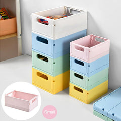 Foldable Desktop Storage Box Organizer for Cosmetics Jewelry and Toys