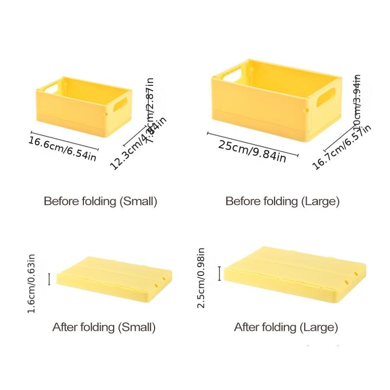 Foldable Desktop Storage Box Organizer for Cosmetics Jewelry and Toys