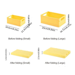 Foldable Desktop Storage Box Organizer for Cosmetics Jewelry and Toys