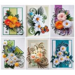 Flowers 5D Diamond Painting Kit DIY Rhinestone Painting Kits