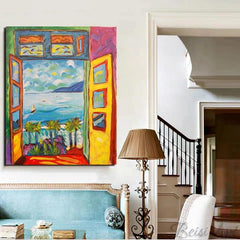 Colorful Landscape Canvas Painting Famous Posters and Prints Wall Art Pictures