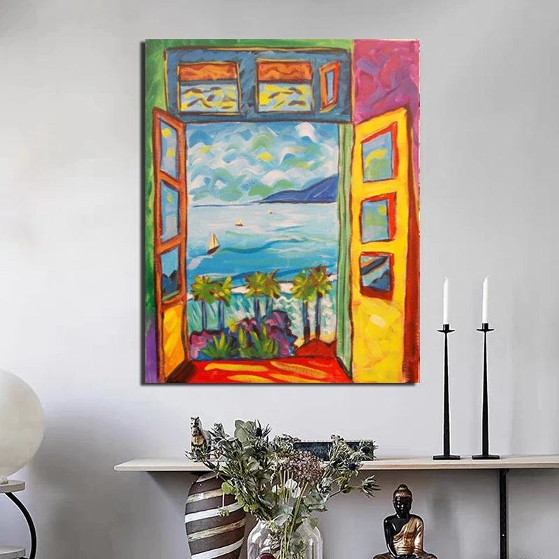 Colorful Landscape Canvas Painting Famous Posters and Prints Wall Art Pictures