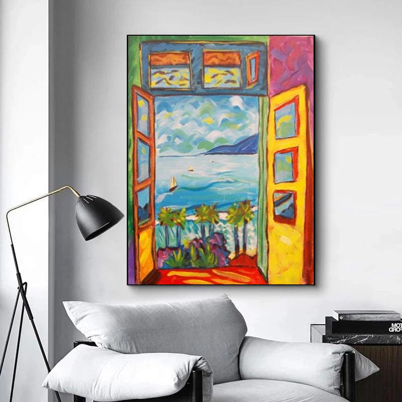 Colorful Landscape Canvas Painting Famous Posters and Prints Wall Art Pictures