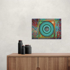 99 Names Of Allah Art Wall Art Muslim Art Canvas Calligraphy Islamic Vintage Pai