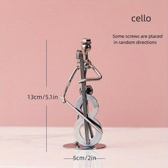 Metal Little Man Blow Instrument Vintage Band Desktop Ornament