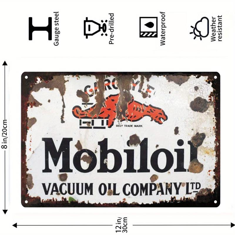 Vintage Metal Tin Sign Retro Gas Car Metal Posters Garage Man Cave Bar Wall Deco