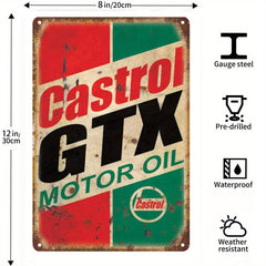 Vintage Metal Tin Sign Retro Gas Car Metal Posters Garage Man Cave Bar Wall Deco
