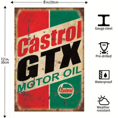 Vintage Metal Tin Sign Retro Gas Car Metal Posters Garage Man Cave Bar Wall Deco