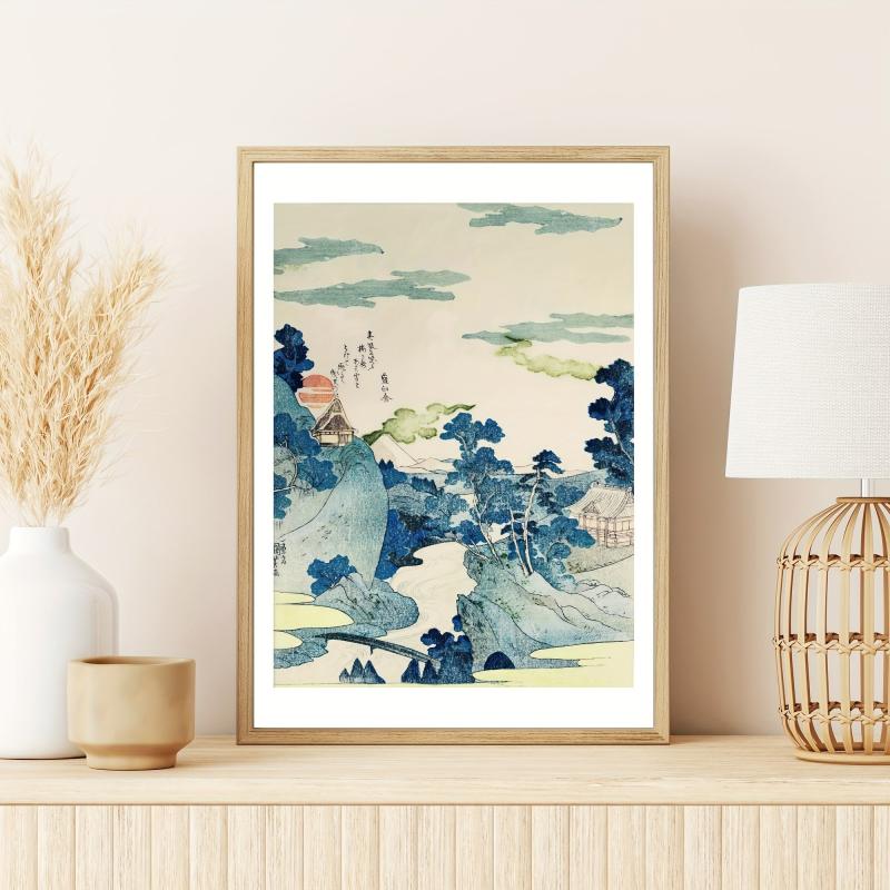 3pcs Hokusai's Great Wave Woodblock Art Poster Japanese Kanagawa Print