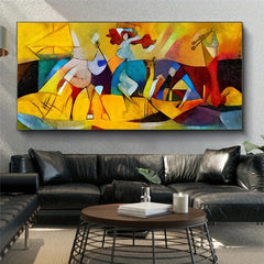 Abstract Artwork Canvas Painting Print for Modern Home Decor