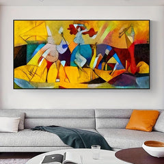 Abstract Artwork Canvas Painting Print for Modern Home Decor