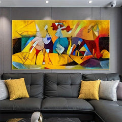 Abstract Artwork Canvas Painting Print for Modern Home Decor