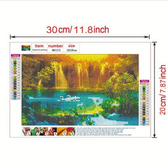 Waterfall DIY Diamond Painting Landscape Set
