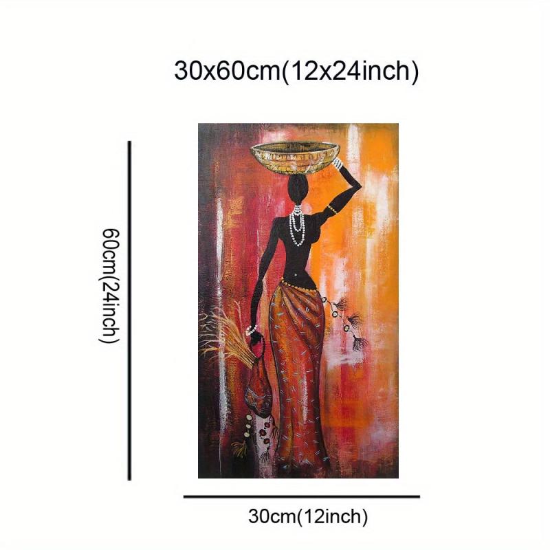 African Woman Wall Art Canvas Painting HD Printed