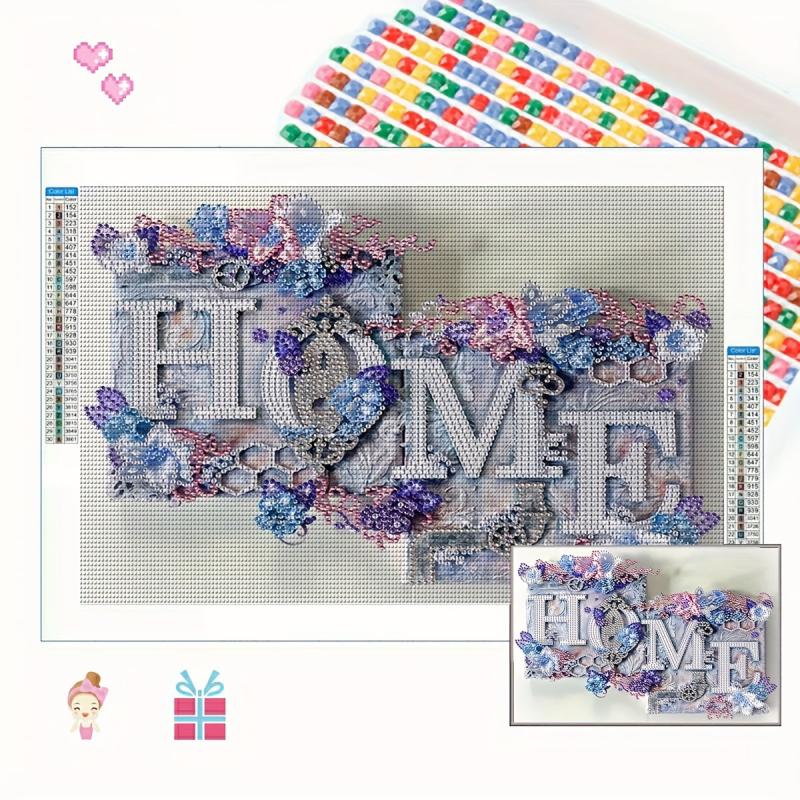 Flower Diamond Painting Kit for Adults - 5D DIY Art with Round Diamonds