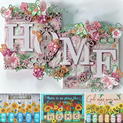 Flower Diamond Painting Kit for Adults - 5D DIY Art with Round Diamonds
