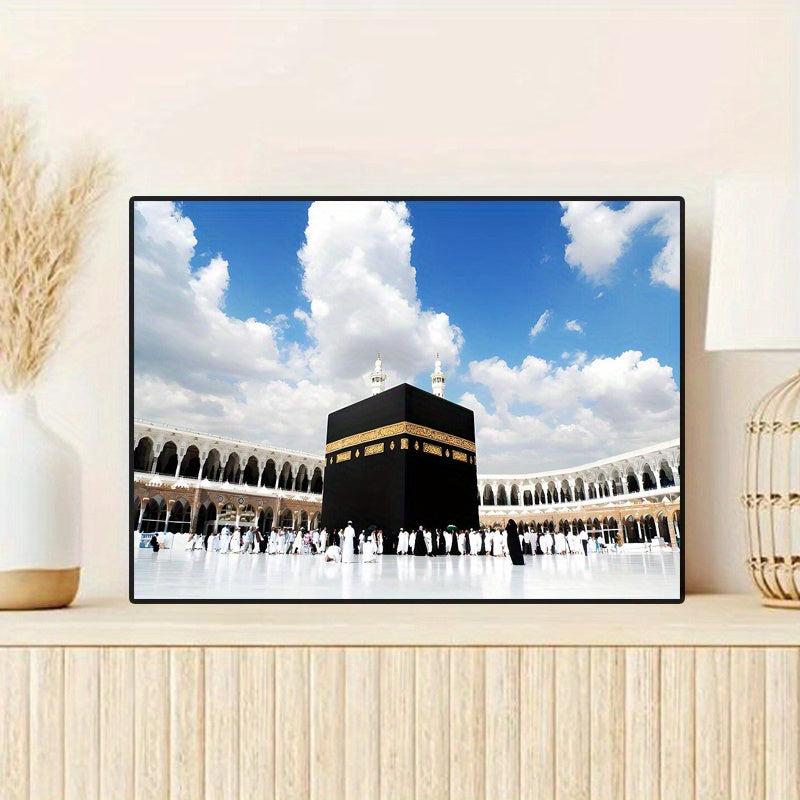 Islamic Holy Landscape Wall Poster Art Painting for Home Decoration