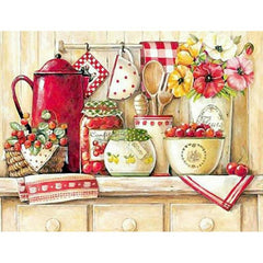 DIY Diamond Painting Kitchen - 7 9 11 8 Inches Frameless