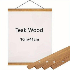 1pc Magnetic Poster Hanger 8 60 Wood Magnetic Canvas Art Poster Hanger Kit
