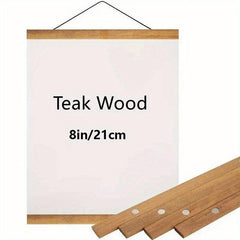 1pc Magnetic Poster Hanger 8 60 Wood Magnetic Canvas Art Poster Hanger Kit