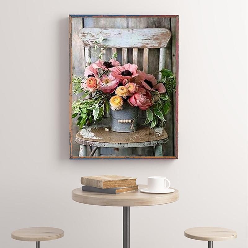 5D Diamond Painting Kit Flowers Crystal Diamond Decor 11.8x