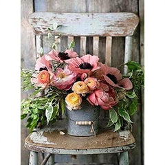5D Diamond Painting Kit Flowers Crystal Diamond Decor 11.8x