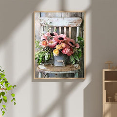 5D Diamond Painting Kit Flowers Crystal Diamond Decor 11.8x