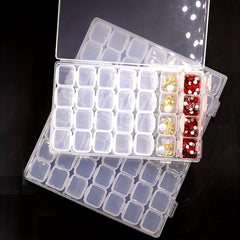 28 Slots Diamond Painting Box Jewelry Nail Art Storage Container