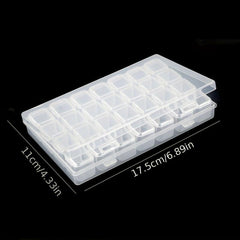 28 Slots Diamond Painting Box Jewelry Nail Art Storage Container