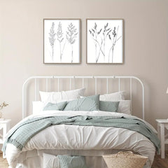 4pcs Canvas Poster Modern Wheat Canvas Painting