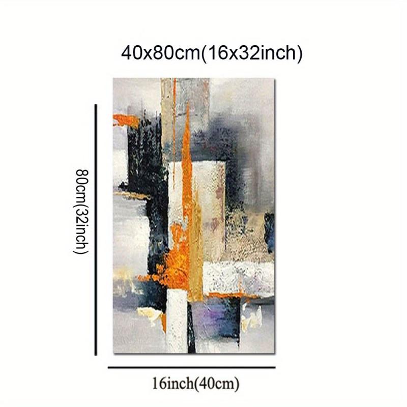 Geometric Wall Art Abstract Modern Golden Canvas Picture