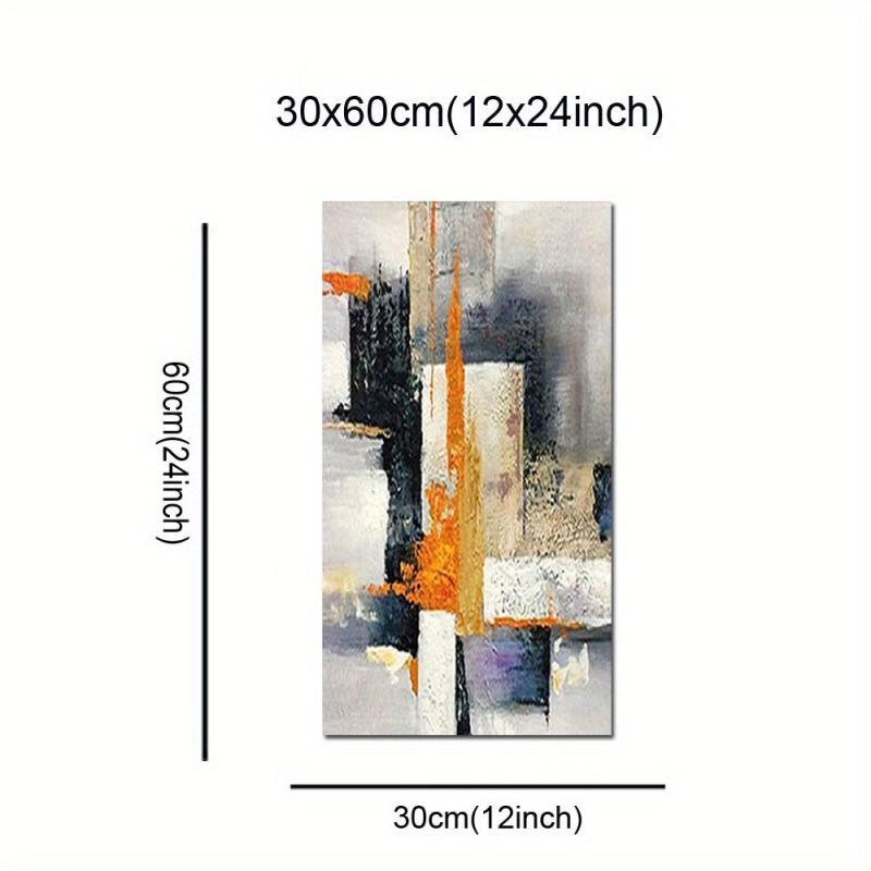Geometric Wall Art Abstract Modern Golden Canvas Picture