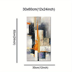 Geometric Wall Art Abstract Modern Golden Canvas Picture