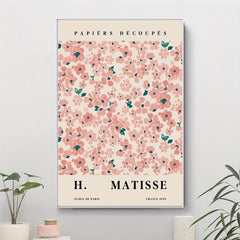 Morandi Matisse Small Floral Poster Modern Minimalist Painting Canvas