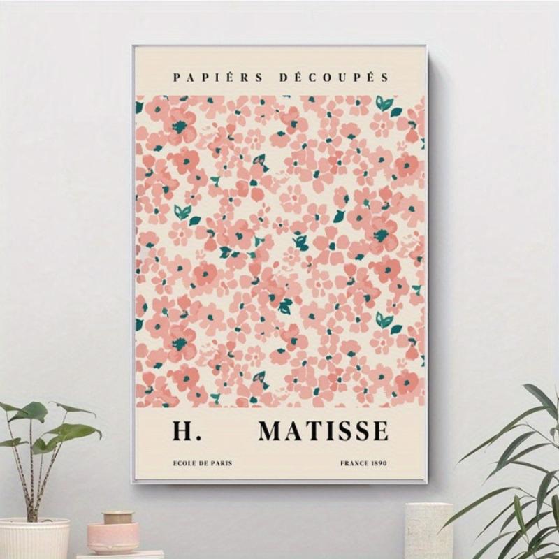 Morandi Matisse Small Floral Poster Modern Minimalist Painting Canvas