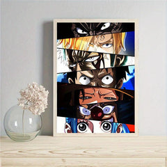 Anime Manga Eyes Painting On Canvas Wall Art