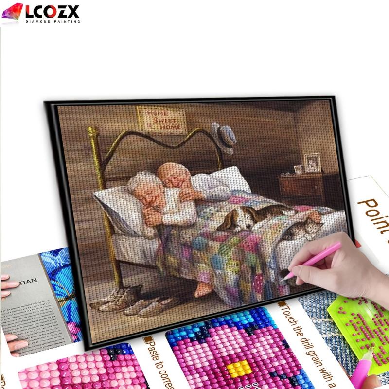 Old Man Round Diamonds DIY Diamond Painting