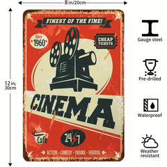 Cinema Tin Signs Finest Of The Fine Movie Vintage Metal Tin Sign